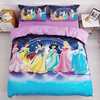 索菲亚白雪公主棉三件套动漫床单卡通被套儿童床上用品四件套