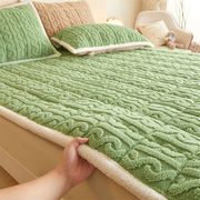 a类牛奶绒防滑床垫，铺底保暖床垫冬季加厚加绒铺床褥子床盖可水洗