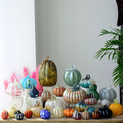 海曼尼简约透明玻璃，花瓶手工水培家居客厅，插花摆件装饰艺品1008