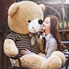 高档熊公仔(熊公仔，)睡觉特大号超大布娃娃，女生抱抱熊毛绒玩具泰迪熊猫玩偶