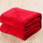 法莱绒毛毯法兰绒休闲毯空调毯毛巾被纯色珊瑚绒毯子