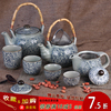 青花瓷茶具套装日式釉下彩单个过滤茶壶大小茶杯仿古典陶瓷凉水壶