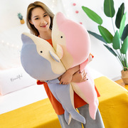 创意海豚毛绒玩具公仔抖音同款软体海洋生物玩偶睡觉抱枕