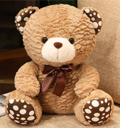 波点泰迪熊送你喜欢的礼物毛绒布艺类玩具熊熊毛绒玩具物吉祥兔年