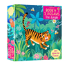 英文原版 Usborne Book & Jigsaw The Jungle 丛林拼图 儿童早教益智拼图玩具 寓教于乐 英语单词知识认知启蒙