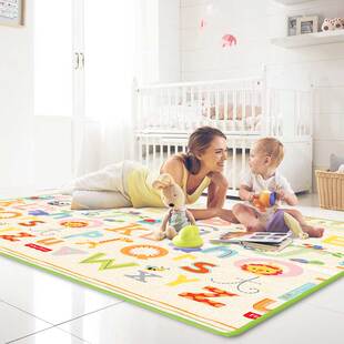 ~费雪儿童婴儿地垫宝宝爬行垫地毯单双面包边环保游戏垫BMF17