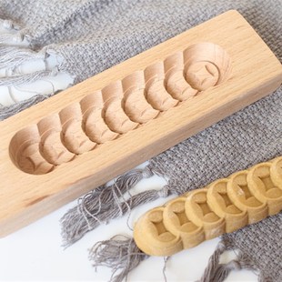 木质模具米稞模多孔，钱串模木质糕点模米糕，模家用烘焙工具