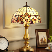欧式奢华全铜台灯卧室床头灯，客厅书房调光美式复古现代温馨创意灯