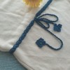 复古镂空花朵女士气质手工编织腰绳腰带可定制颜色