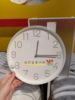 IKEA宜家 图洛玛 挂钟白色25厘米 简易现代时钟客厅钟表可DIY涂鸦
