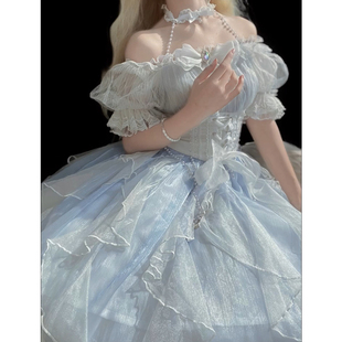 华丽重工礼服lolita甜美大小姐洋装，花嫁在逃蓬蓬公主裙