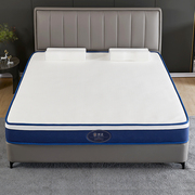 真空压缩卷包蓝色记忆棉床垫席梦思弹簧床垫家用乳胶床垫20cm厚