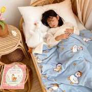 婴儿毛毯新生儿宝宝保暖盖毯四季通用儿童，推车毯子加h厚秋冬礼盒