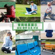 户外单人可折叠小坐垫便携式防潮垫公园野外地垫，地上隔凉泡沫垫子