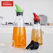rudeau油瓶玻璃防漏家用回流油壶厨房用油玻璃油醋瓶密封