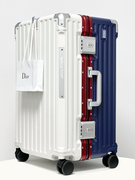 行之旅大容量行李箱30寸加厚结实耐用铝框拉杆箱，女旅行箱皮箱子潮