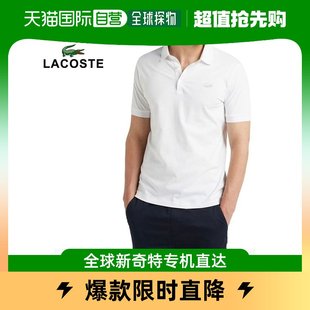 韩国直邮Lacoste 衬衫 LACOSTE 普通版型 POLO 短袖 T恤 白色