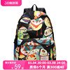 bansusu.猫头鹰男女印花双肩，包女韩版旅行包，大容量学生书包背包