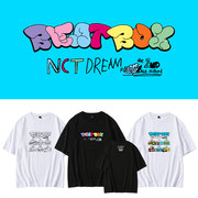 NctDream专辑Beatbox成员手绘印花周边同款短袖T恤宽松打歌衣服