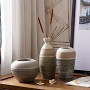 景德镇花瓶摆件陶瓷客厅，插花家居创意，玄关餐厅简约陶罐装饰工艺品