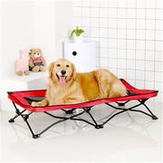宠物折叠床小型中大型犬四季通用睡觉窝宠物柯基萨摩犬透气舒适床