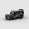 国产小颗粒积木moc 兼容乐高汽车系列G63越野车模型拼插益智玩具