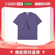 香港直邮Emporio Armani安普里奥 阿玛尼女士T恤紫色字母印花