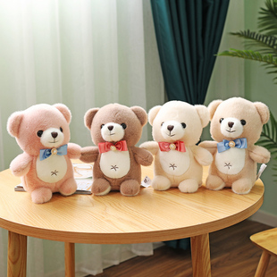 可爱小熊公仔毛绒玩具抱抱熊，泰迪熊床上玩偶粉色娃娃生日礼物女生