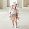 韩国女婴儿裙子纯棉短袖夏季连衣裙一周岁生日宴礼服女宝宝公主裙