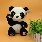 成都旅游纪念品绣脚板熊猫 毛绒玩具大熊猫公仔 公司企业团体定制