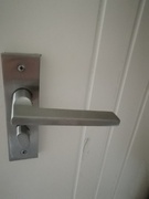 304不锈钢分体门锁室内卧室房门锁简约办公室欧式木门85锁具把手