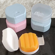 便携肥皂盒锁扣防水带盖大号创意收纳盒旅行随身卫生间置物香皂盒