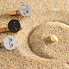 天然造景沙子细海沙滩沙鱼缸乌龟冬眠鱼缸造景流沙铺底石水族装饰