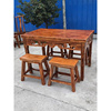仿古实木，火烧木桌子，条桌，雕花桌，方桌商用，仿古桌！餐桌