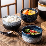 吃饭小碗日式餐具精致米饭碗家用创意单陶瓷碗碗筷套装碗个人专用