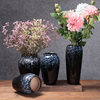 创意欧式简约落地客厅插花花，器家居装饰品陶瓷干花水植培花瓶摆件