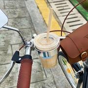 自行车水杯架稳固不掉复古单车全铝合金水杯架咖啡杯架子奶茶杯托