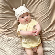 半背衣初生婴儿夏0-3月无骨纯棉a类新生儿，衣服薄款和尚服上衣宝宝