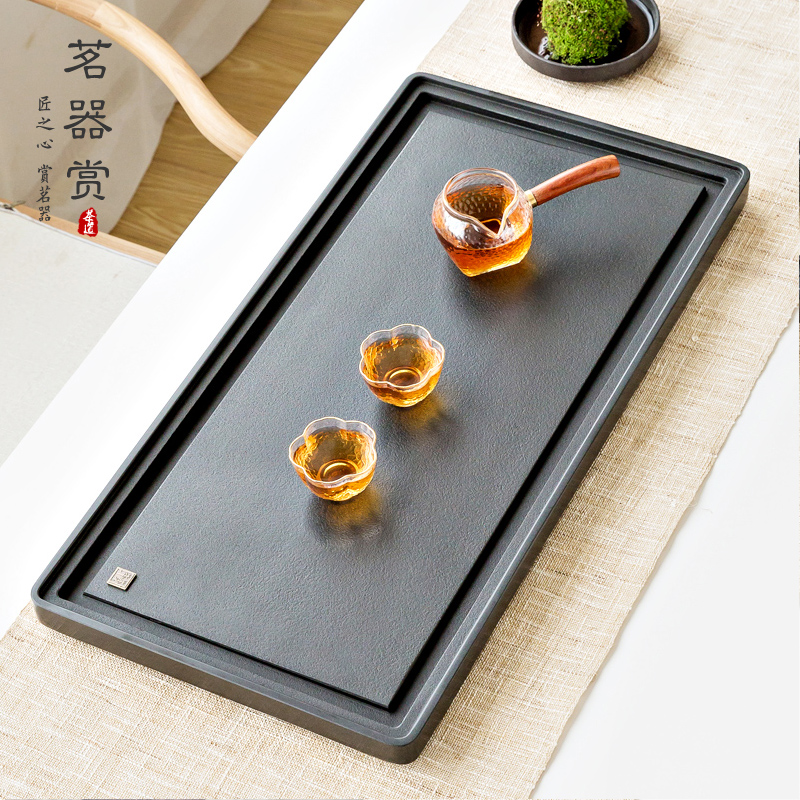 乌金石茶盘天然整块石材家用简约小号茶海大号石头黑金石茶台茶具|ruв категории посуда, чайный сервиз, чайный поднос - от Buy2taobao.com для оказания профессиональной услуги покупки агента Taobao