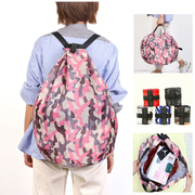 可折叠双肩背包袋购物袋环保，袋便携收纳袋大容量折叠单肩包运动包