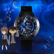 名侦探柯南正版授权黑铁，的鱼影led手表，二次元动漫周边柯南