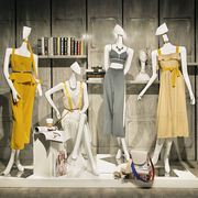 服装店道具女全身抽象假人体橱窗内衣，婚纱韩版模特人偶模特展示架