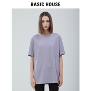Basic House/百家好2022夏季女装时尚印花短袖t恤B0022B50192