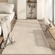 日式地毯卧室床边地垫子，客厅阳台侘寂风阳台，房间飘窗可机洗地垫子