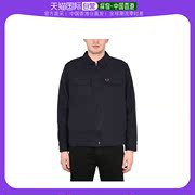 香港直邮潮奢 Fred Perry 男士棉质带Logo刺绣牛仔布衬衫