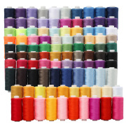 家用彩色手工线缝衣线手缝线小卷402缝纫线高质量缝纫机线多色包
