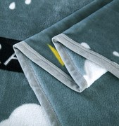 法兰珊瑚绒毛毯床单冬季款双面毛绒毯子盖毯冬天加绒加厚防滑被单