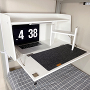 熬夜的床桌宿舍床上悬空电脑桌大学生寝室上下铺折叠书桌超大实木
