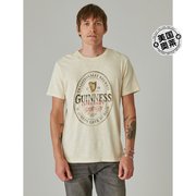 Lucky Brand 男士 Guinness 椭圆形 T 恤 - 浅米色 美国奥莱