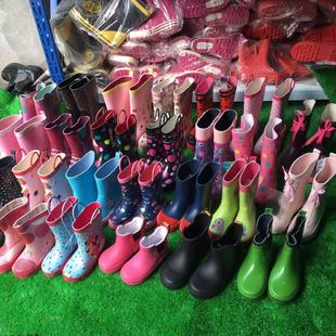 瑕疵杂款男女童雨靴好看的可爱的大集合公主宝宝雨鞋